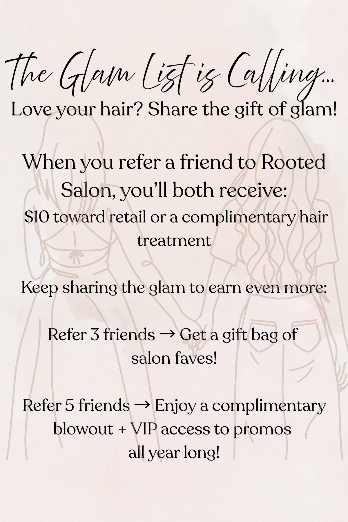 Rooted Salon Referral Program